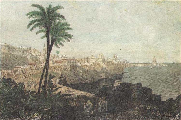 Henri Rousseau Algiers(General view) Engraving oil painting picture